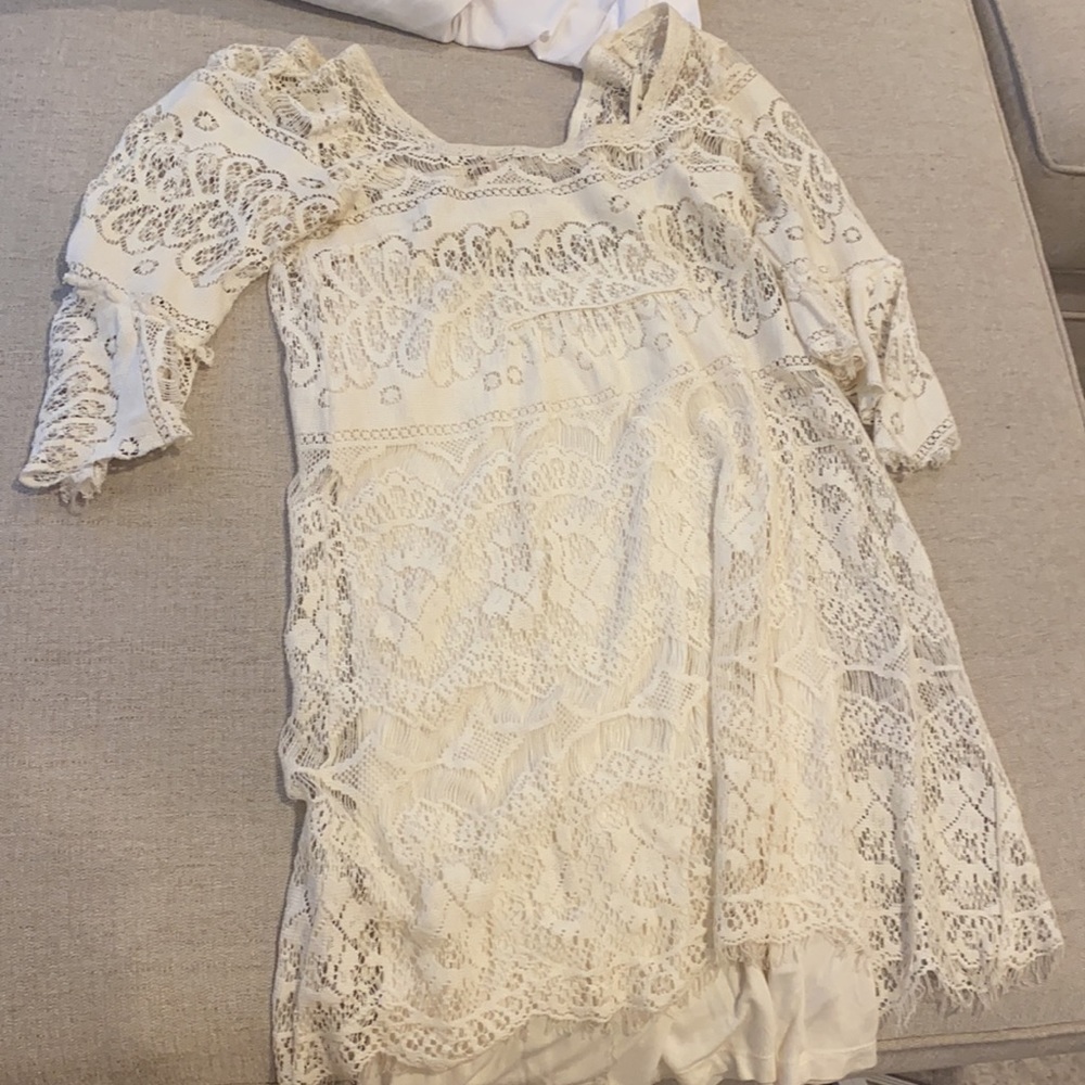 Free people off white laced dress - Picture 3 of 3